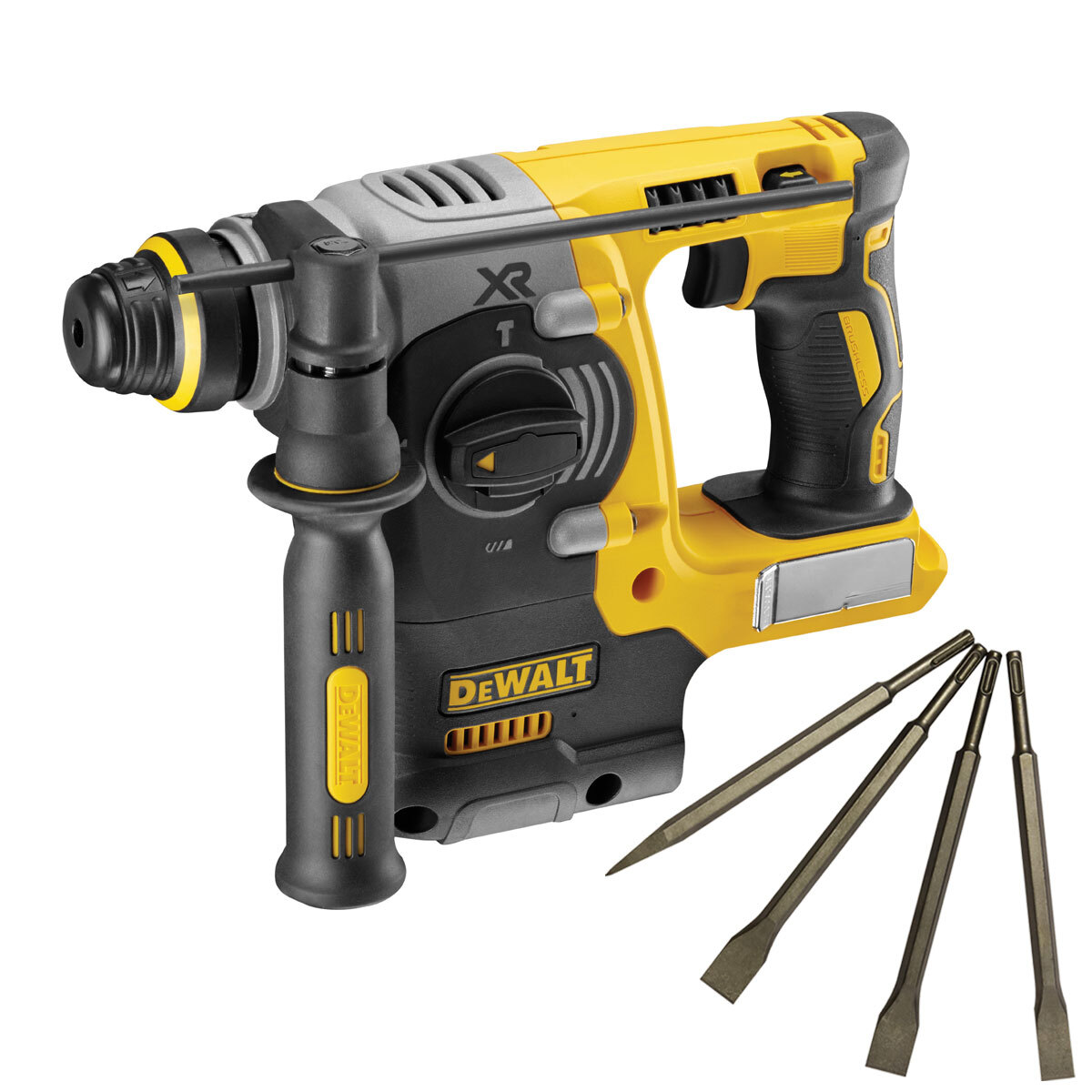 Dewalt DCH273N 18V XR Brushless SDS+ Rotary Hammer Drill with 4 