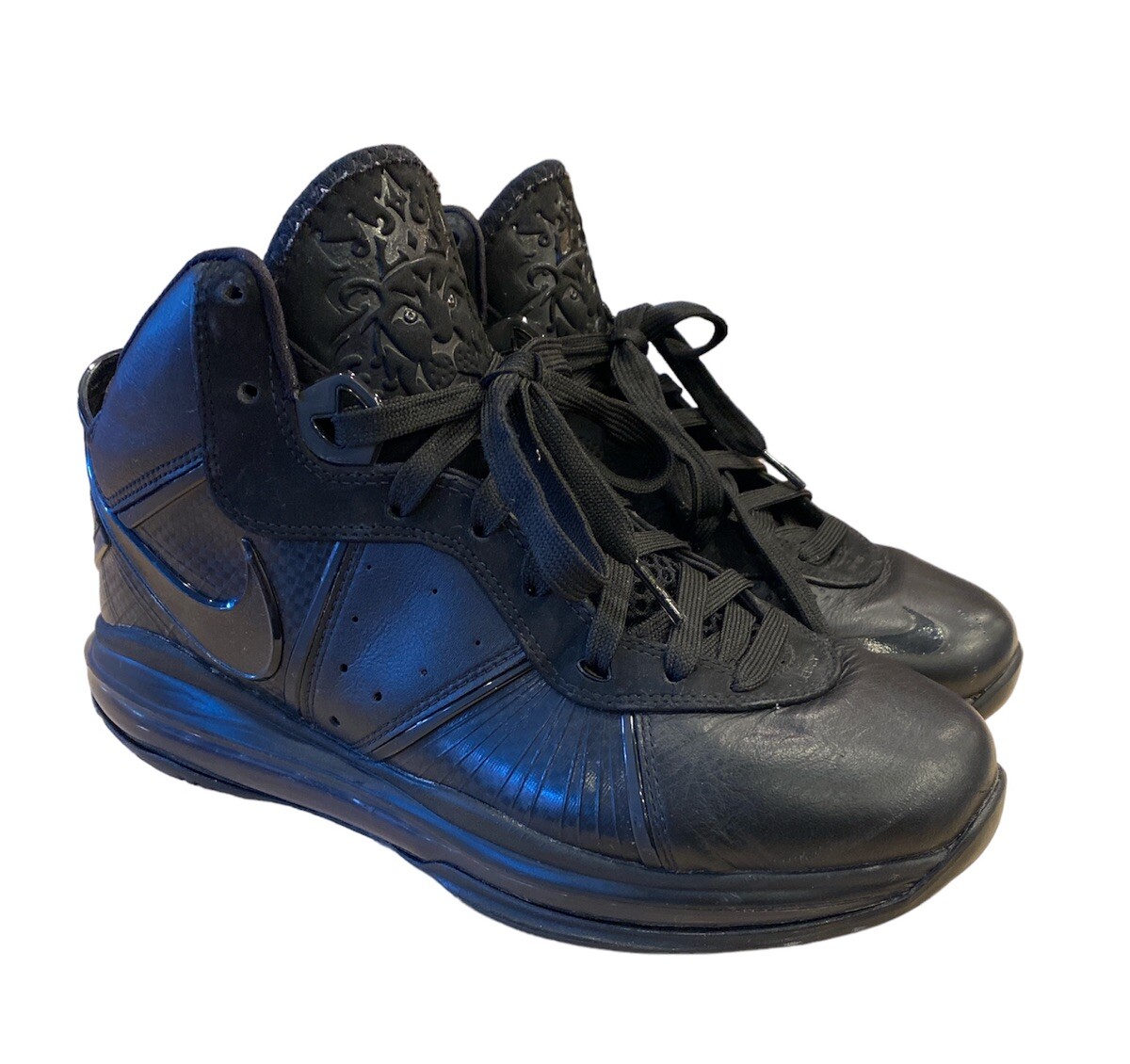 0371) 2010 Nike Lebron 8 VIII Triple Black “Blackout” 417098-001