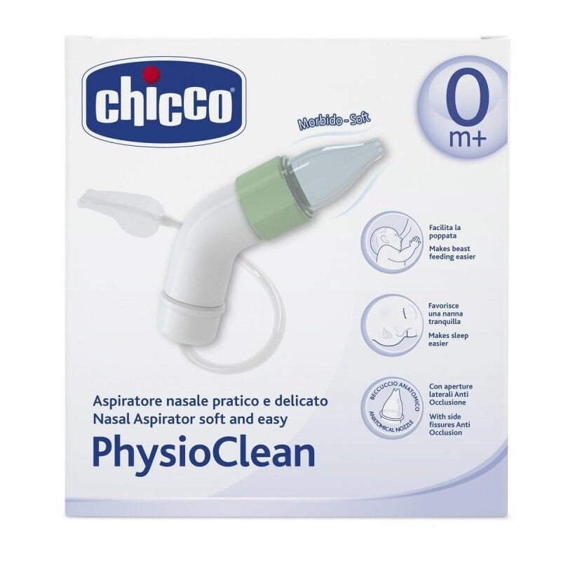CHICCO Aspiratore Nasale Physio Clean Delicato Nasal Aspirator Nasensauger