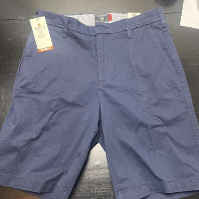Dockers Men's Ultimate Straight Fit Supreme Flex Shorts  Size 30 Navy New