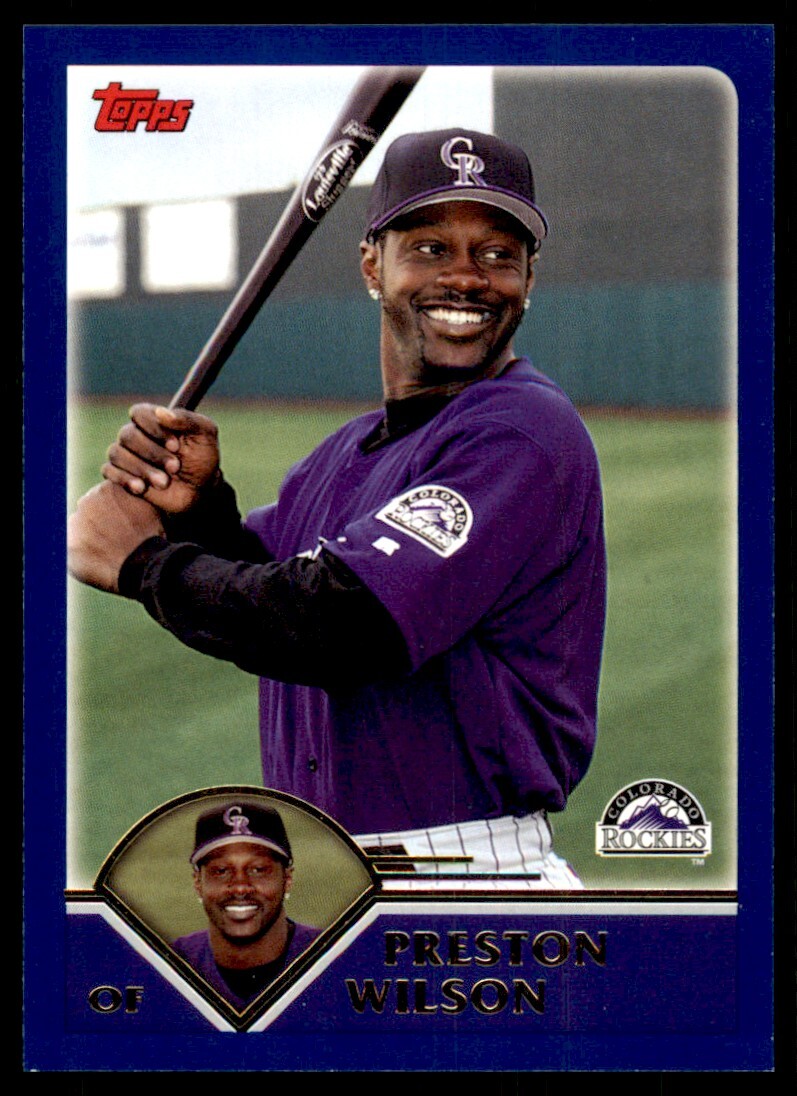 2003 Topps Preston Wilson Colorado Rockies 528 eBay