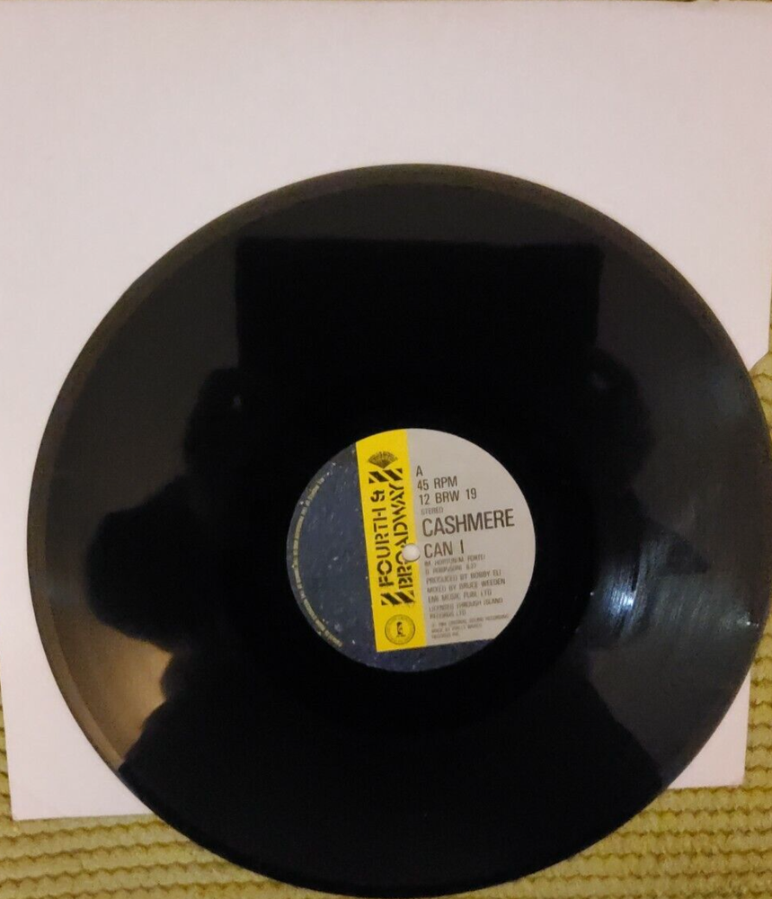 1984 Cashmere Can I 12 Inch Soul Vinyl Record  