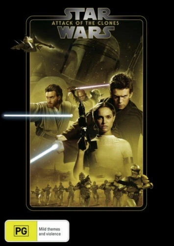 Star Wars: Attack of the Clones Action Region Code 4 (AU, NZ, Latin America...) DVDs