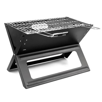 Grill zusammenklappbar tragbar Klappgrill mit Rost und Kohlschale relaxdays