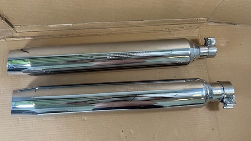 Harley Davidson OEM Exhaust MUFFLER Chrome Road King Electra Glide Ultra  19-25 - Bild 1 von 12