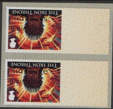 ERROR! GAME OF THRONES 1st R18YAL INVERTED 2nd CLASS COLLECTOR PAIR� POST GO.