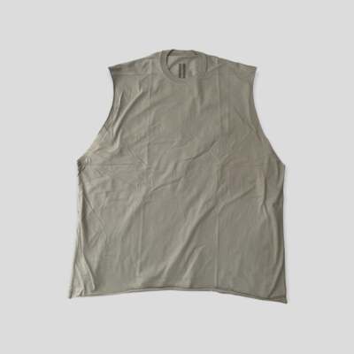 Tシャツ・カットソー RICK OWENS BASIC SLEEVELESS T T-SHIRT Rick Owens Sleeveless Tunic T-Shirt OS - Cotton - Beige | eBay