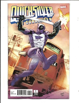 Quicksilver: No Surrender # 1 Marvel Comics Deadpool Variant Cover (2018) NM Neu