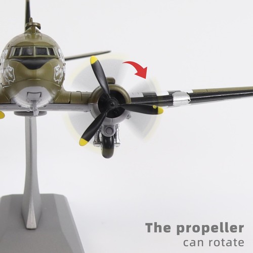 Douglas C-47 Skytrain 1/100 Metal Diecast Aircraft Model kit, WWⅡ US - Bild 3 von 6