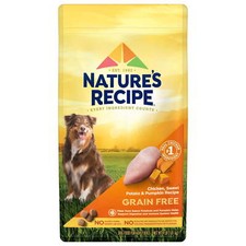 Nature s Recipe Grain Free Chicken, Sweet Potato Pumpkin Recipe Dry Dog Food,