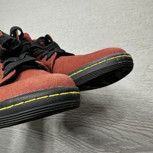 Dr Martens Shoes Womens 7 Red Maelly Ankle Boot Casual Lace Up - Picture 11 of 12