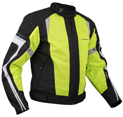 Giacca Moto XAVIA AIRMESH Uomo - Estiva, Rete Traspirante Con Protezioni CE E Fodera Impermeabile - Foto 5