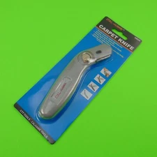 Carpet Knife Flooring Roof Shingle Cutter Dual Edge Constuction Slicing Tool