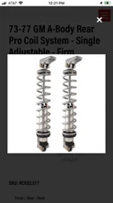 QA1 73-77 GM A-Body Rear Pro Coil System