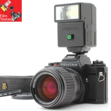 Tested Pentax Program A SLR film camera Pentax-M Zoom 35-70mm Lens JAPAN [Exc+5]