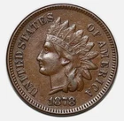 1878 Indian Head Cent Penny Tough Choice XF Better Date Coin