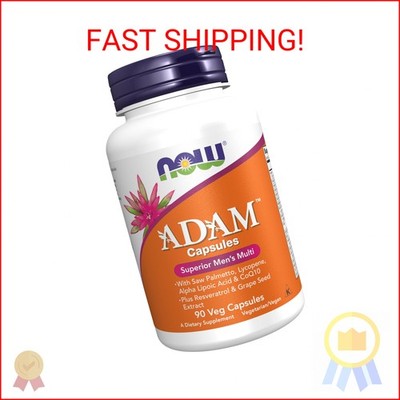 NOW Foods Supplements, ADAM  Men's Multivitamin with Saw Palmetto, Lycopene, Alp