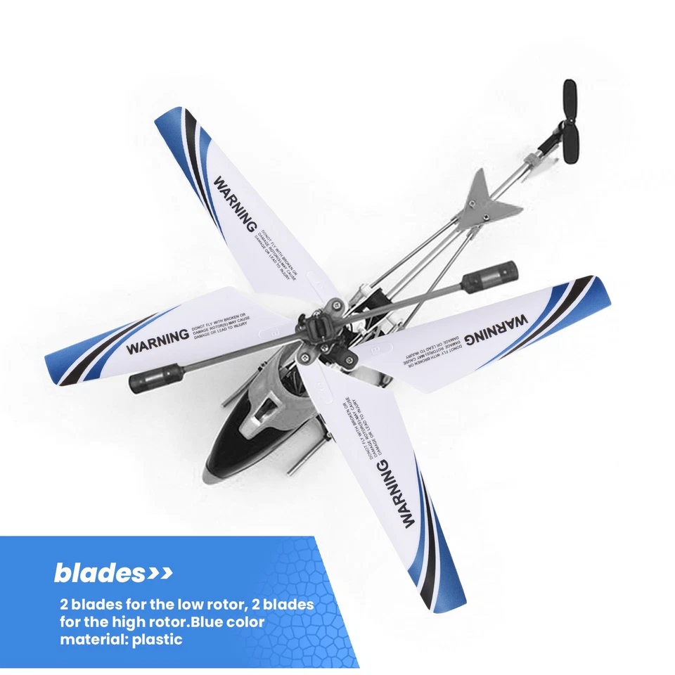  4 StüCk ErsatzbläTter für Hubschrauberrotor RC S107, Blau F4O22190 - Bild 3 von 4