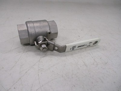 GROCO 1 1/4'' 316 SS FULL FLOW IN-LINE VALVE STAINLESS STEEL IBV-1250-S BOAT