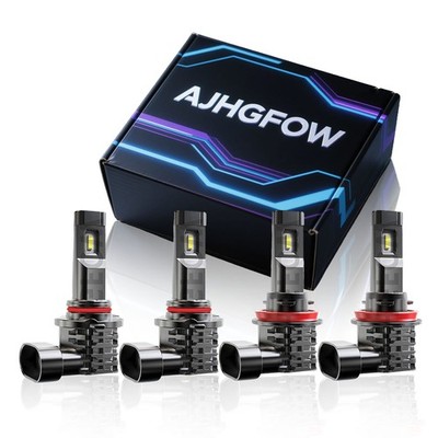 For Chevrolet Silverado 2500 2007-2021 4Pcs LED Headlight Bulbs High Low Beam
