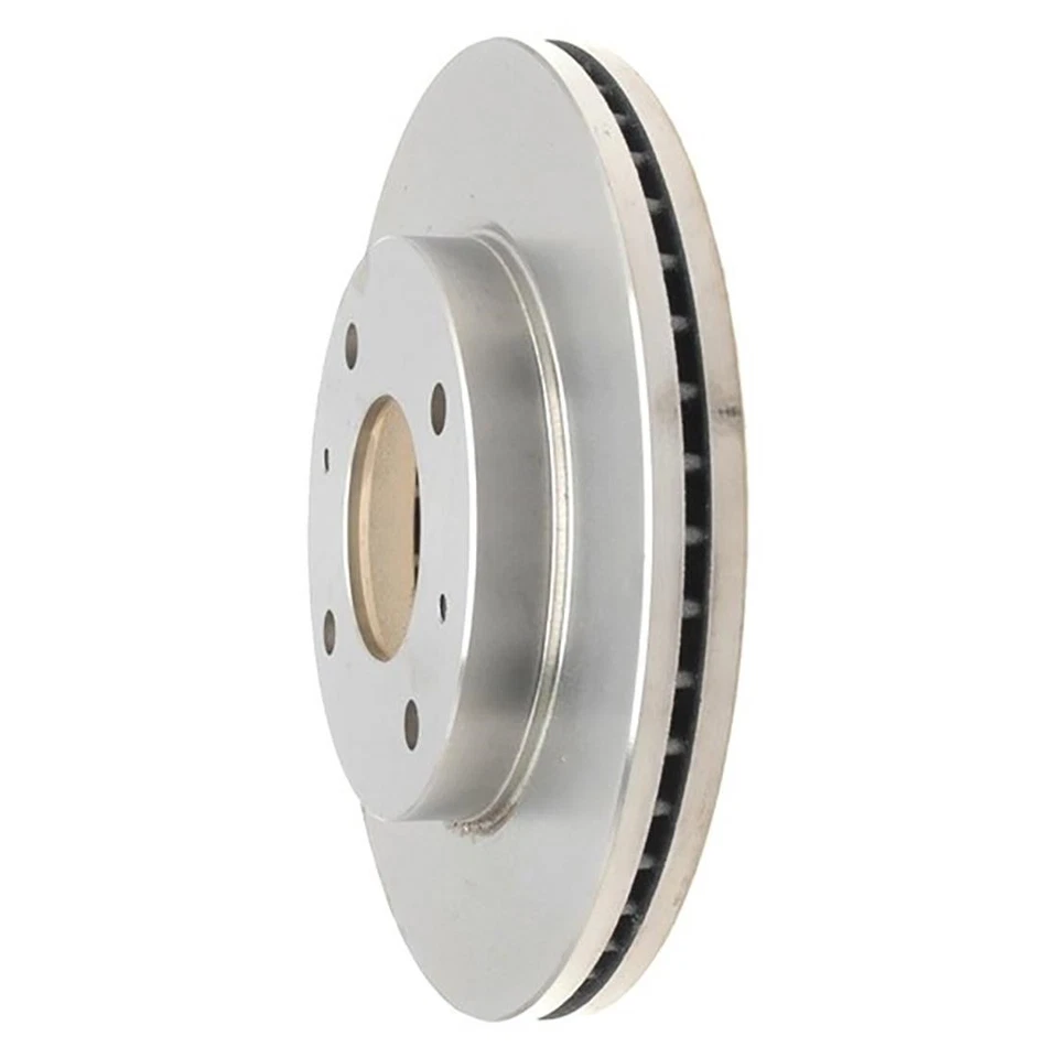 Kit de rotores de freno delanteros + pastillas de cerámica y herrajes para Hyundai Sonata 2001 Foto 3 de 4