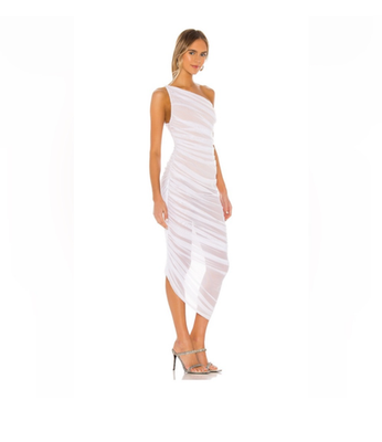 white christmas dresses Norma Kamali Sleeveless Pickleball Mini Dress