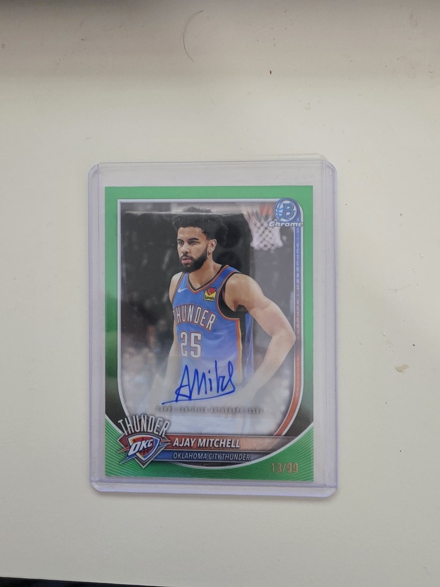 2025-26 Bowman Chrome - Ajay Mitchell #BCA-AL - Base Chrome Auto 
