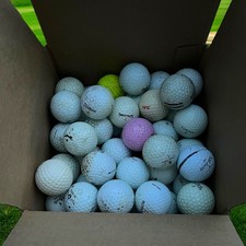 100 Assorted Hit Away Golf Balls Ball Driving Range Shag Practice Bulk Unwashed