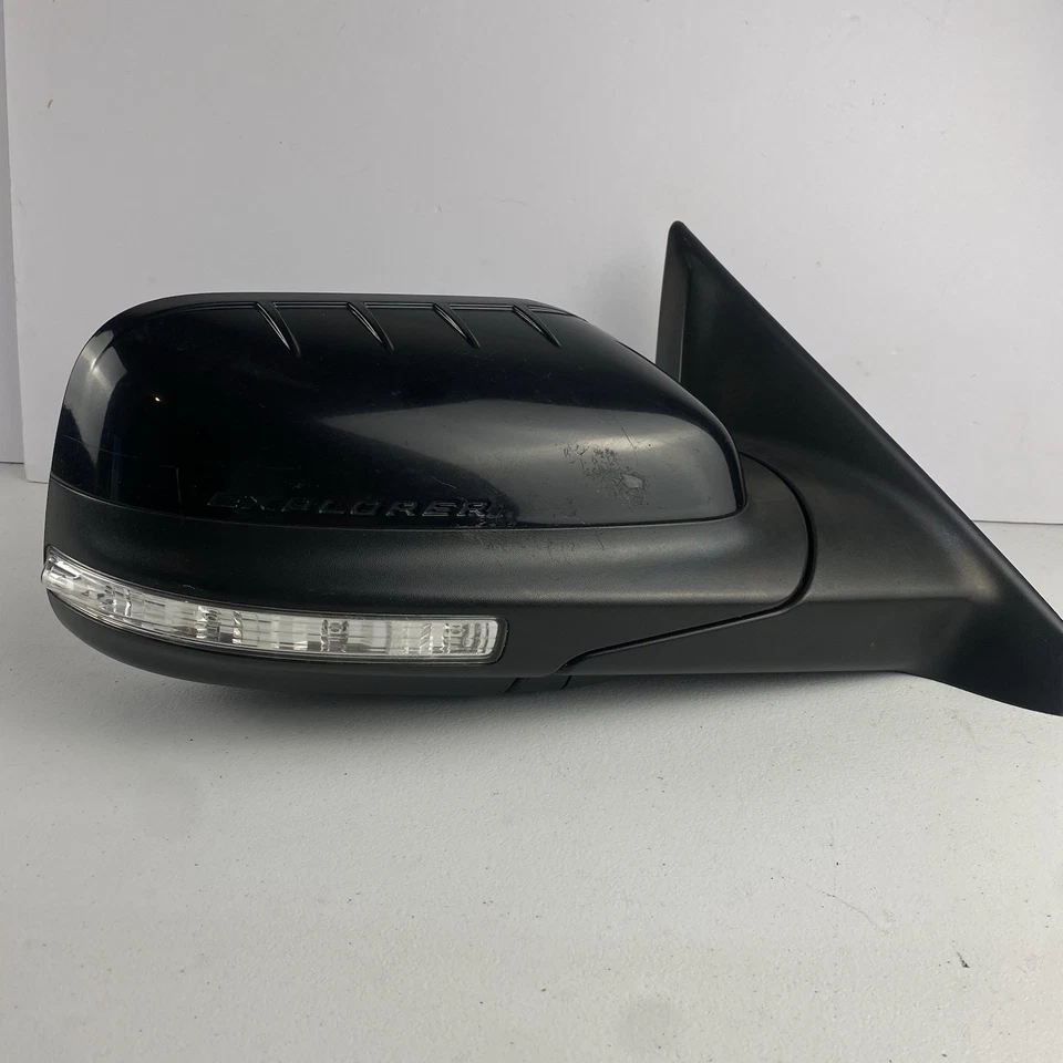 Espejo retrovisor lateral negro para pasajero Ford Explorer 2011-2015 control eléctrico vista lateral OEM Foto 3 de 4