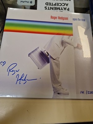 Roger Hodgson,  Supertramp ,Open The Door 2016, Rare New Hand Signed Lp,Numbered