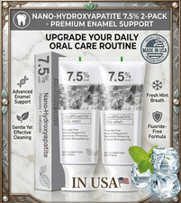 7.5 Hap Nano Hydroxyapatite Toothpaste Remove Deep Clean For Sensitive Teeth