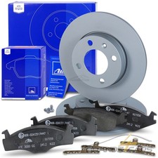 ATE BREMSSCHEIBEN VOLL Ø239 + BELÄGE VORNE FÜR VW POLO 86C POLO 6K
