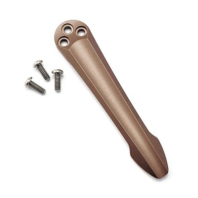 Titanium Alloy Pocket Knife Back Clip For Spyderco C81 Paramilitary 2 C223 Para