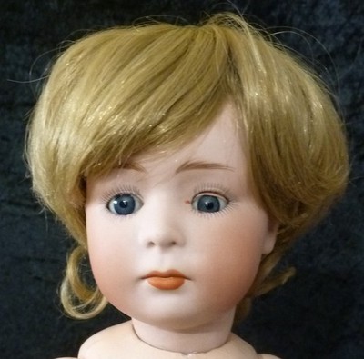 9'' / 23cm PERÜCKE FÜR ANTIKE PUPPE, VINTAGE PUPPENPERÜCKE, PUPPENPERÜCKEN, PUPPENHAARE