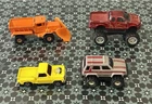 Vintage Lot Of 4 Hot Wheels Oshkosh Snow Plow; Misc 3 Additional Toy Vehicles