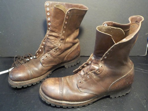 vtg Corcoran Original WWII Army Korean War 82nd Airborne Jump Boots USA 13.5 A