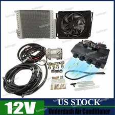 12V Universal Underdash Electric Air Conditioner Compressor Only Cool A/C KIT