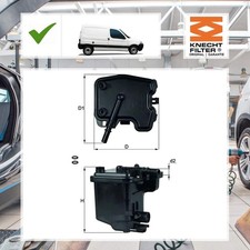 Knecht Kraftstofffilter CITROËN BERLINGO Kasten (B9) 1.6 HDi 90