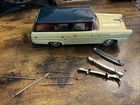Bandai Tin Ford Station wagon Vintage 12" Friction Toy Car Japan 1950's. Parts