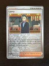 larry pokemon card value Larry 235/182 Paradox Rift Trainer Pokmon TCG Full Art Ultra Rare