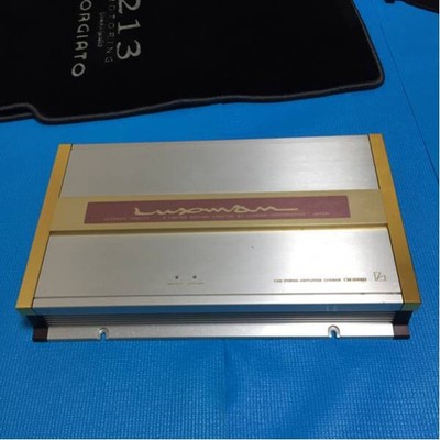 LUXMAN CM-20000 2 channel Amplifier Working Condition Used Japan #01