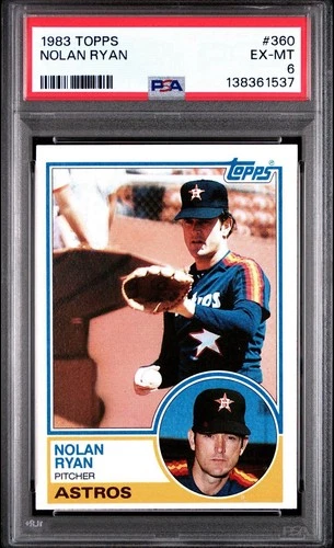 1983 TOPPS 360 NOLAN RYAN