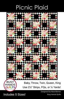 Busy Hands PICNIC PLAID Jelly Roll Quilt Pattern