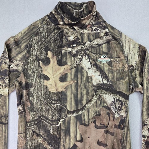 Starter Dri Star Mossy Oak Long Sleeve Hunting Shirt Size Medium Base Layer Camo - Picture 5 of 11