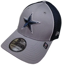 Dallas Cowboys New Era NFL 39THIRTY Hat Cap Men M/L Flex Fit mesh back NWT