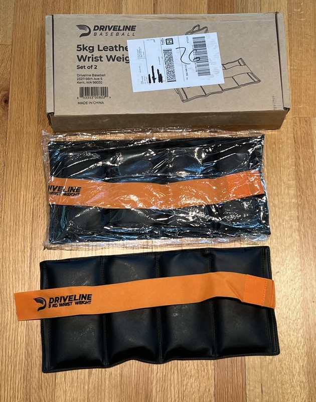 Driveline Leather 5Kg Wrist Weights