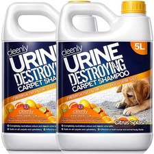 Pet Urine Destroyer Carpet Cleaner Enzyme Shampoo Citrus Cleenly Dog Cat 10L 4.00 per litre