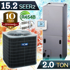 ACiQ 2 Ton 15.2 SEER2 Ducted Heat Pump Central Air Conditioner AC Split System