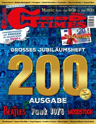 GoodTimes 1-2026 200. Jubiläumsausgabe, Beatles, Woodstock, Punk 1976 ...