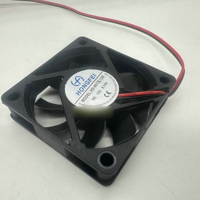 New HONGFEI HD-6015L12R DC12V 0.15A 2 WIRE cooling fan#QW